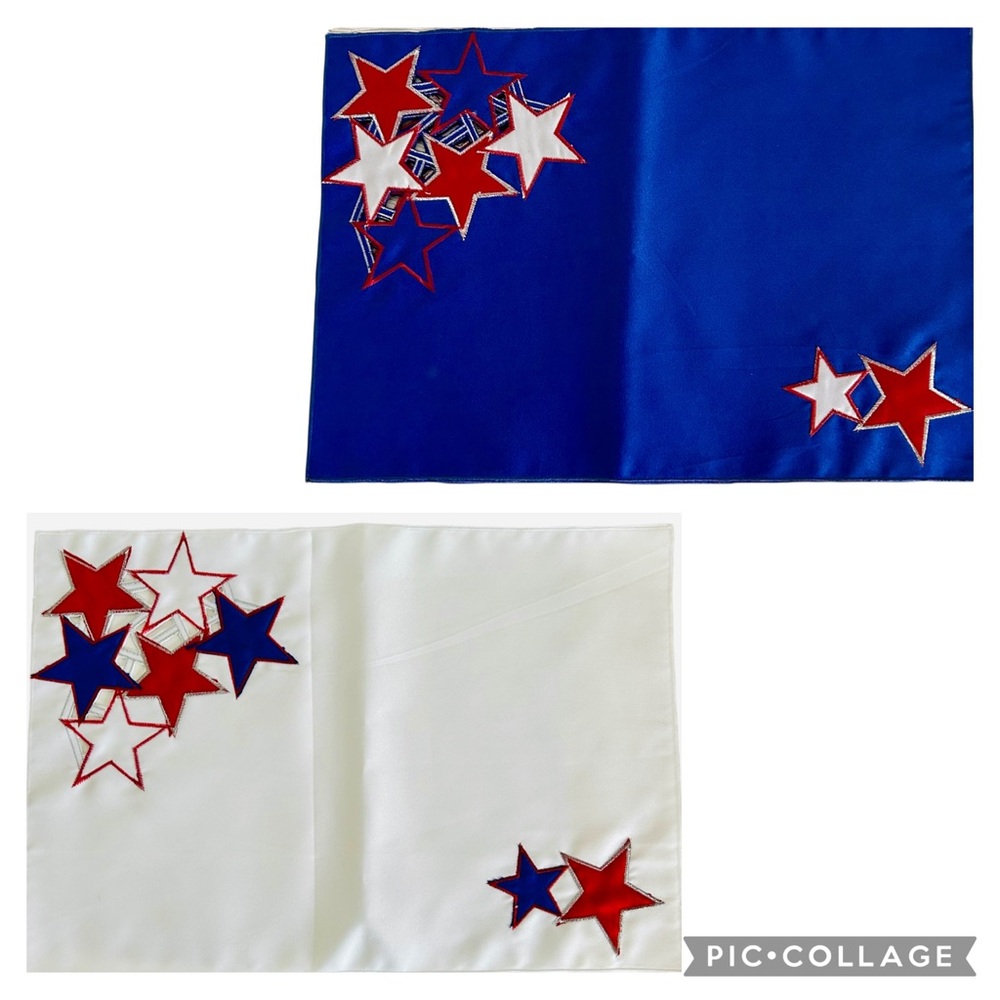 Patriotic Star Placemats Set of 5